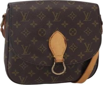 Louis Vuitton Pre-owned Vintage Canvas Cross Body Bag - Dames - Vintage Schoudertas - Bruin - ONE Size - Vintage