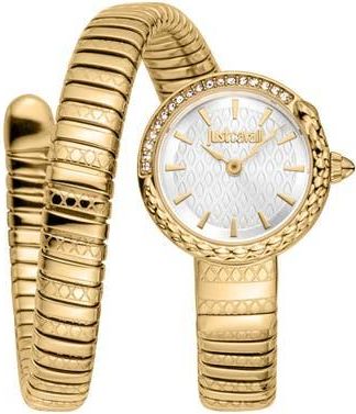 Just Cavalli Coiled Snake Bracelet Watch, 22mm in Gold at Nordstrom Rack