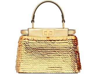 Fendi Gold Sequin Peekaboo