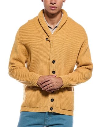 N.Peal N.Peal Kensington 100% Cashmere Shawl Collar Cardigan