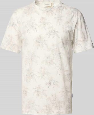 Tom Tailor Regular Fit T-Shirt aus reiner Baumwolle in Offwhite, Gr&ouml;&szlig;e S