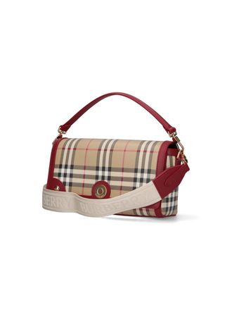 Burberry Womens Bags Beige Polyurethane