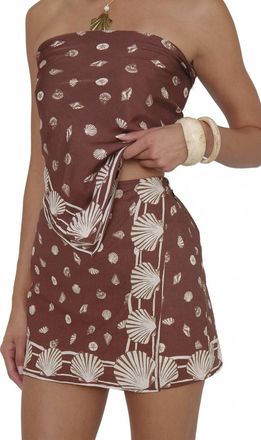 Show me your Mumu Casey Mini Skirt In Cocoa Coast