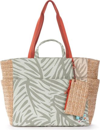 The Sak Cassia Beach Tote in Natural Leaf at Nordstrom