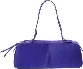 Khaite Simona Haircalf & Suede Shoulder Bag