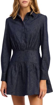 En Saison Darby Mini Dress In Indigo