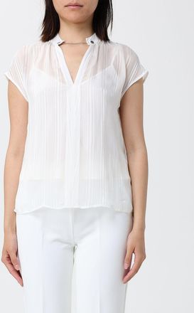 Liu Jo Blusa in viscosa con dettaglio gioiello