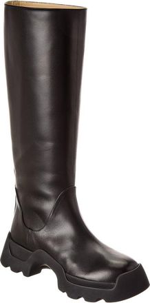 Proenza Schouler Stomp Leather Knee-High Boot