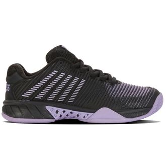 K-Swiss Womens Hypercourt Supreme Shoes In Black/purple