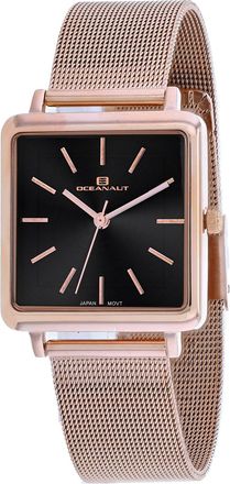 Oceanaut Womens Traditional Black Square 30mm