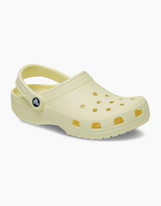Crocs Womens Crocs Classic EVA Womens Yellow Light Clogs - Size: UK 8 / eu 42/43 / us m9w11