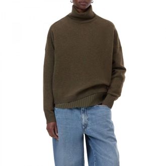 Closed Rolli Long Sleeve Sweater In Marsh Green