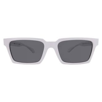 Versace Dark Grey Rectangular Mens Sunglasses VE4490U 314/87 55