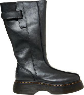 Dr. Martens Buzz Hi Boot - Dames - Hoge Laarzen - Zwart - 39 1/2 EU - Leer - Schoenen
