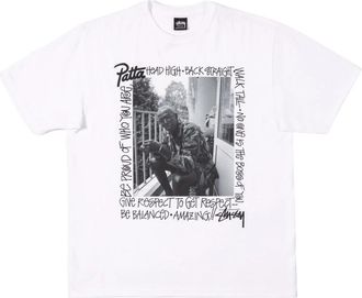 St&uuml;ssy Respect Tee - Heren - T-shirts - Wit - L - Katoen - Tops