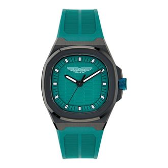 Aston Martin Accessoires, Heren, Groen, ONE Size, GPQ Silicone Watch