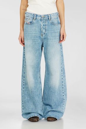 Diesel Relaxed Jeans Low Waist 1996 D-Sire, Light blue, Button fly