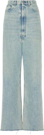Maison Margiela Raw-cut Wide-leg Denim Jeans
