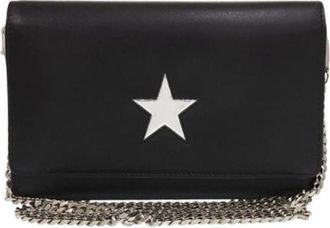 Givenchy Pre-owned Clutches, female, Black, Size: ONE SIZE Pre-owned Wallet on Chain