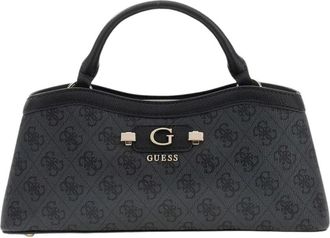 Guess Lindsey Small 2 Comp Satchel - Dames - Handtassen - Zwart - ONE Size - Tassen