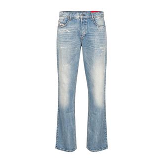 Diesel Heren, Jeans, Blauw, Maat: W31 Katoen