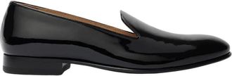 Scarosso Tommy Handgemaakte Slippers - Heren - Loafers - Zwart - 40 EU - Leer - Schoenen