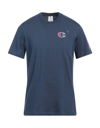 Grey and blue champion shirt hotsell
