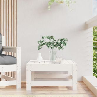 vidaXL Taburete De Jard&iacute;n De Madera Maciza De Pino Vidaxl