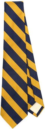 Polo Ralph Lauren striped silk tie - men - Silk - One Size - Yellow