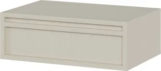 Selsey Selsey - Evo - Mesilla De Noche - 50 Cm - Con Caj&oacute;n - Suspendida - Crema