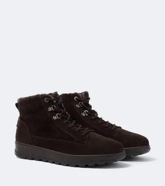 Bogner Antwerp suede lace-up boots