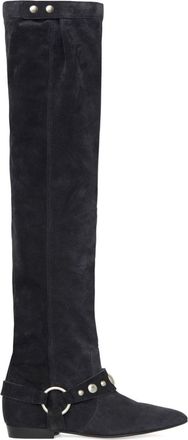 Isabel Marant Selize thigh-high boots - women - Suede - 38 - Black