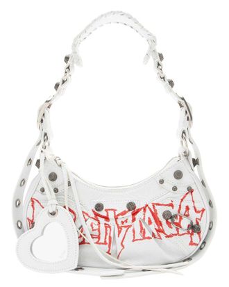Balenciaga Arena Lunar New Year Graffiti Le Cagole Xs Shoulder Bag (Authentic Pre-Loved)