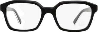 Moncler ML5181 Rectangular Eyeglasses - Black