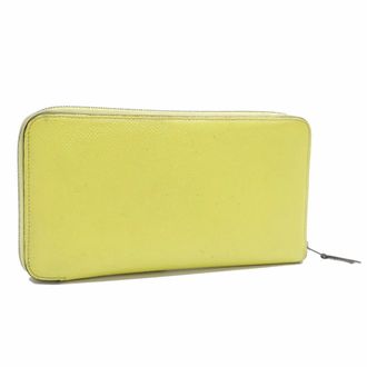 Herm&egrave;s Soufre Yellow Epsom Leather Long Wallet (Bi-Fold) (Pre-Owned)