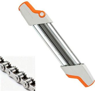 OEM Afilador De Cadena, Lima, Afilador De Cadena Manual, Lima Sencilla, Afilador De Cadena Multifuncional, Motosierras, Bicicletas, Naranja, Blanco