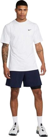 Nike Hyverse Swoosh T-shirt met korte mouwen voor heren (Wit)