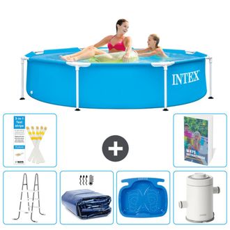 Intex Piscina Con Estructura Redonda - 244x51 Cm - 7-piezas S144