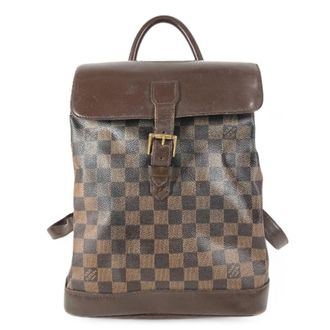 Louis Vuitton Damier Brown Ebene Damier Canvas Backpack (Pre-Owned)