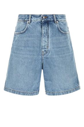 Givenchy Blue Solid Shorts