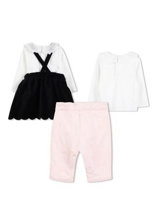 Chlo&eacute; Cotton Dress Set - White