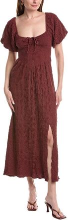Saltwater Luxe Textured Midi Dress