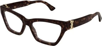 Cartier Ct 0590O 002 Brillen - Dames - Brillen - Bruin - 56 MM - Accessoires