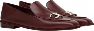 Ferragamo Womens Gancini Loafer In Brown
