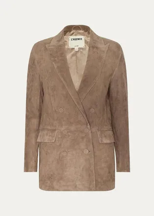 L'agence Aimee Relaxed Double-Breasted Blazer