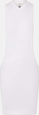 Versace Cotton-blend jersey minidress