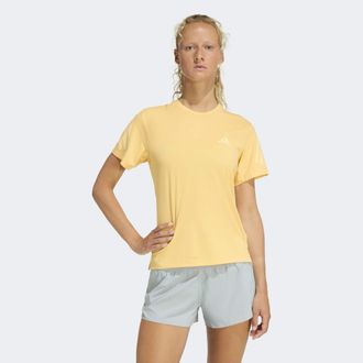 adidas Laufshirt ADIDAS PERFORMANCE ADI365/// T W, Damen, Gr. XXL, semi ice tangerine, Obermaterial: 100% Polyester, Rundhals, Shirts Laufshirt