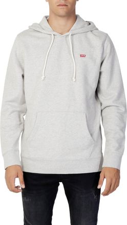 Levi's Mens Hoodie In Light Grey Cotton - Size X-Large