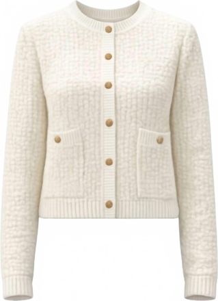 Dear John Denim Womens Lollie Knitted Jacket In Cream