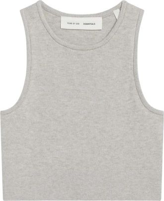 Fear of God Top Canotta - Dames - Tops zonder mouwen - Grijs - L - Tops